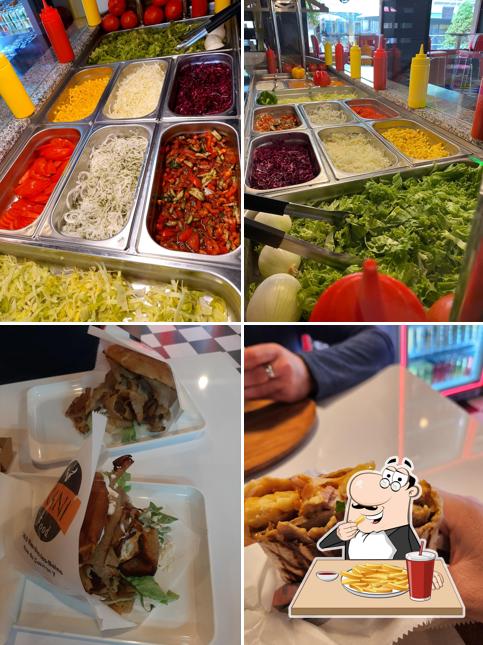 Patatine fritte al Kani Food Kebab-Tacos