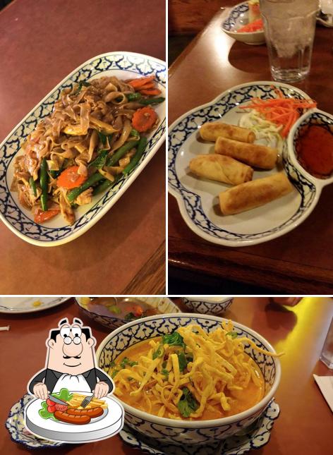 Food at Baan Thai Restaurant