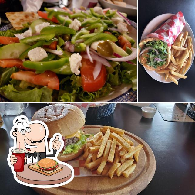 Try out a burger at Brother's Grill