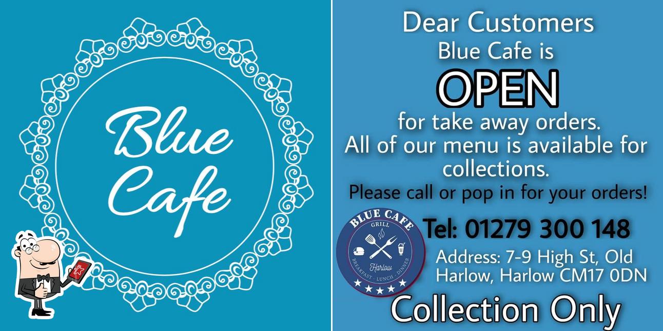 Взгляните на изображение кафе "Cafe Blue"