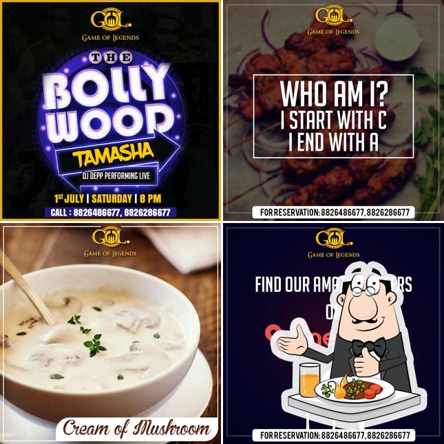 Food at Game of Legends Sports Bar, Grill & Lounge