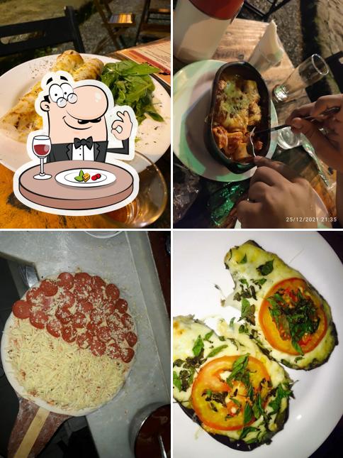 Platos en Gato No Muro Pizza Bar