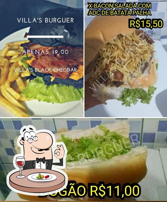 Comida em Villa's Burguer