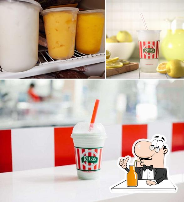 Come and try different beverages served at Rita's Italian Ice & Frozen Custard of Carlisle