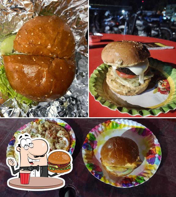 Try out a burger at Go Foodie-Chicken Biryani ,Momo , Soya Chaap