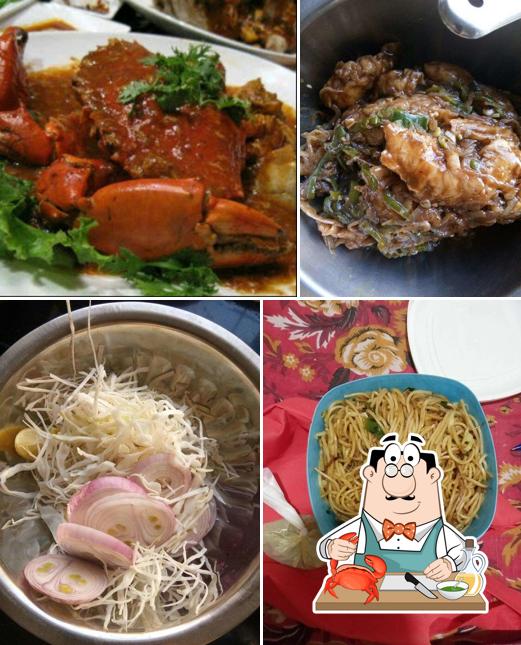 Try out various seafood dishes served at Lesarah