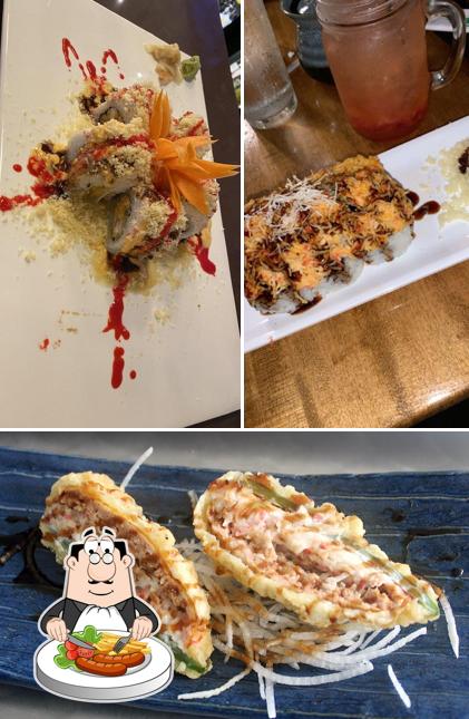 Platos en One Sushi Korean Japanese Café