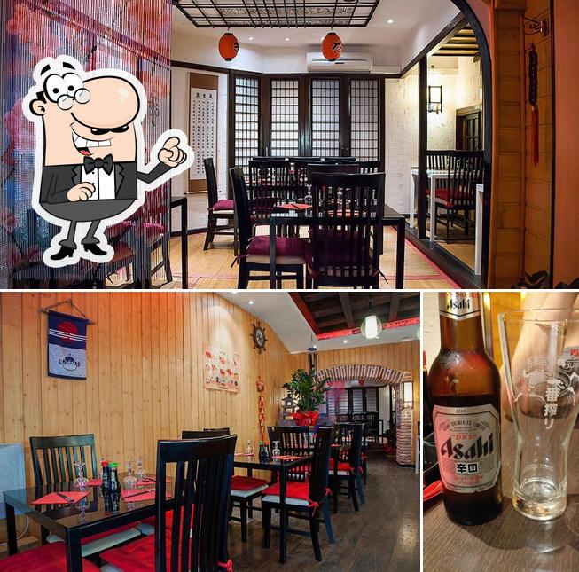 La photo de la intérieur et bière de Oyama, restaurant japonais’s