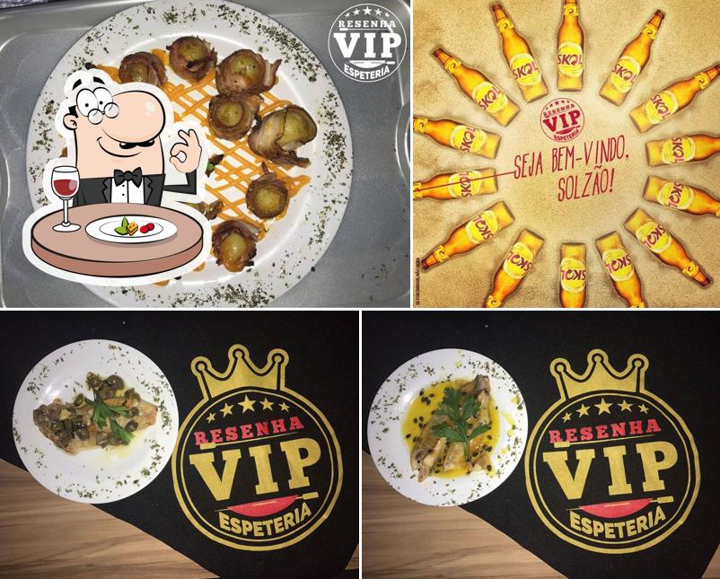 Platos en Resenha VIP Espeteria