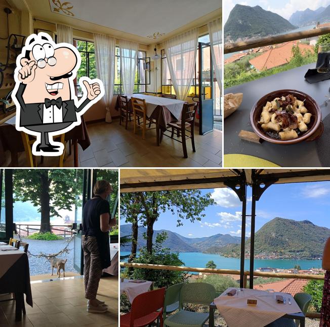 Gli interni di Trattoria Cacciatore Cucina del Lago d'Iseo e Valcamonica