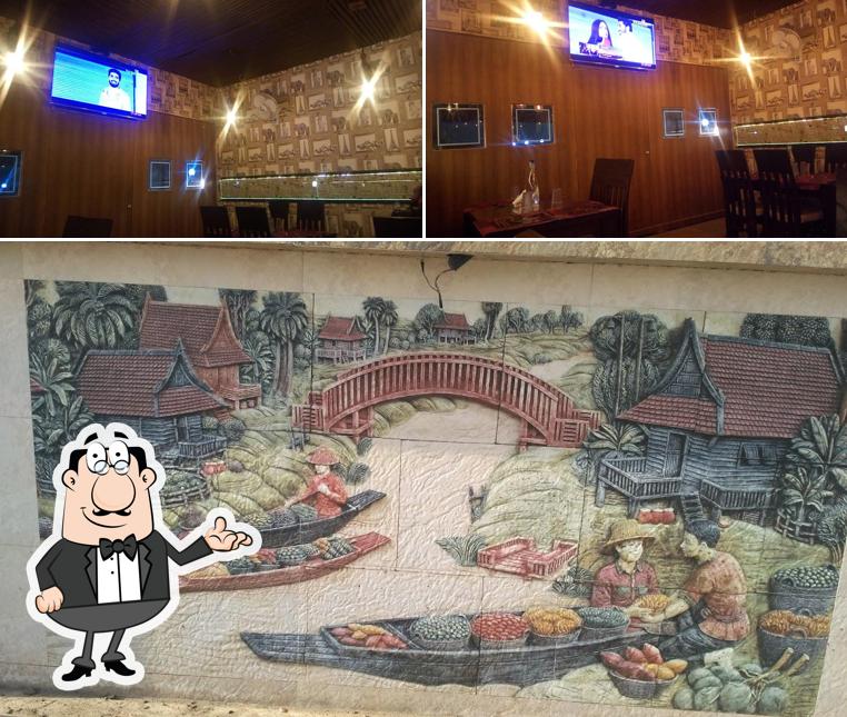 The interior of Food Plaza