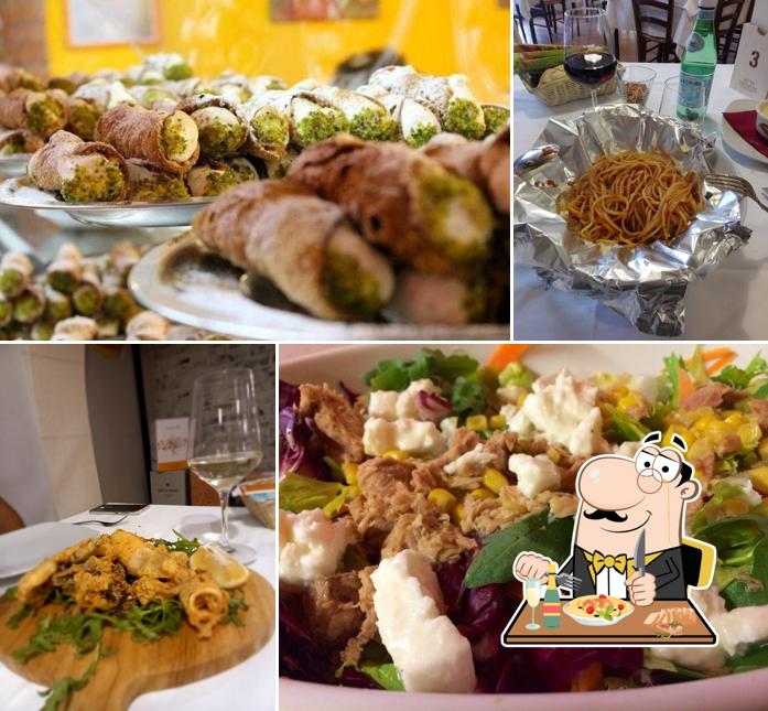 Cibo al Ristorante Gallo D'Oro
