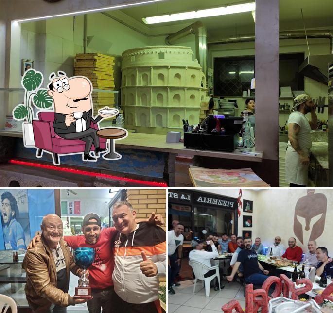 Gli interni di Pizzeria La Storia