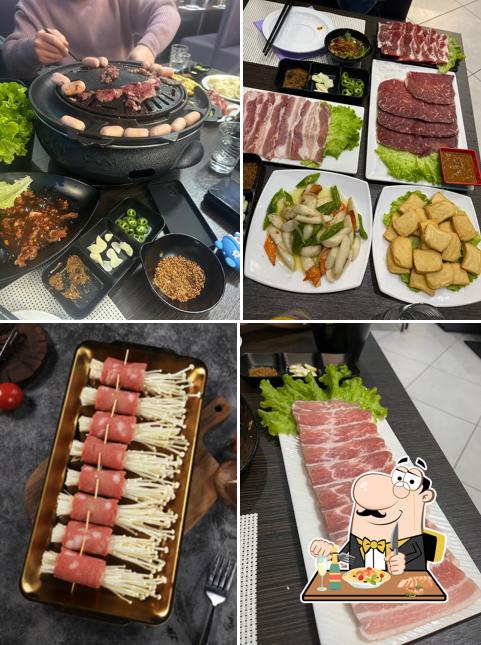 Cibo al Laotanzhang bbq ristorante korea 老炭长韩式烤肉