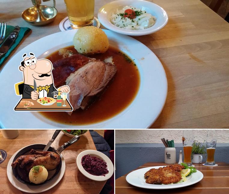 Еда в "Weinbauer Inn"