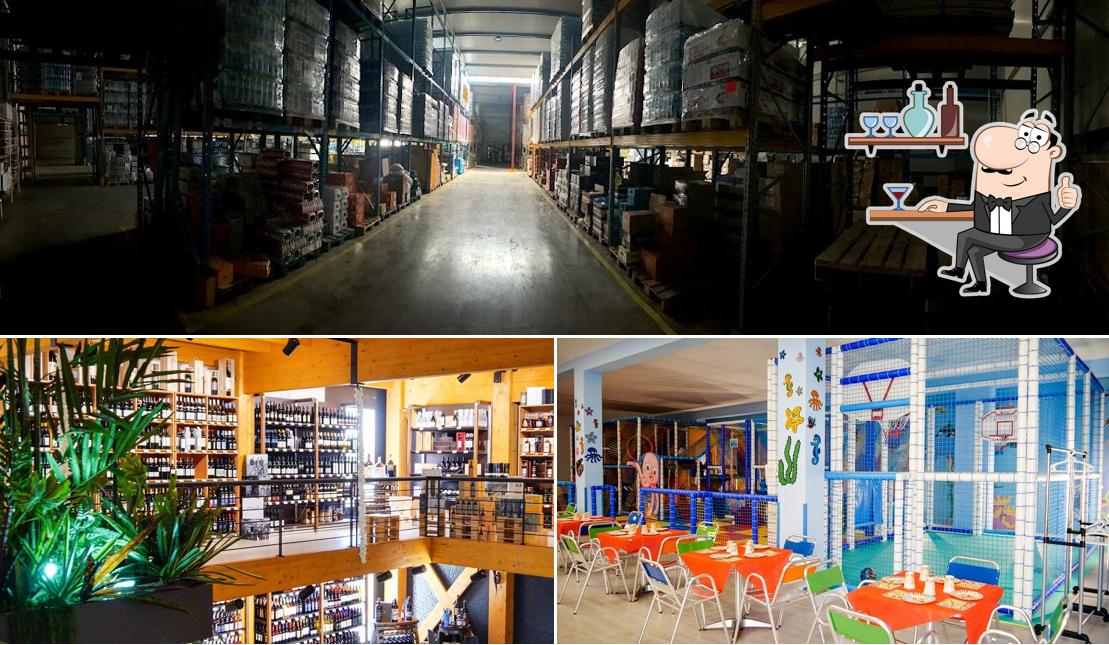Tra le varie cose da Eurodrink -Enoteca & Bevande si possono trovare la interni e area giochi