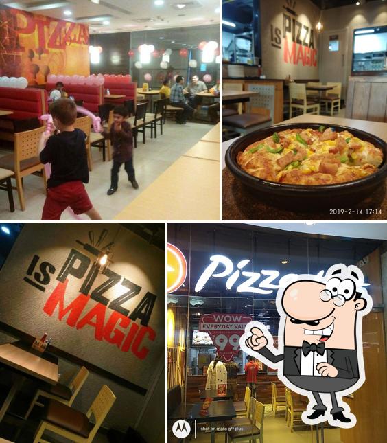 The interior of Pizza Hut
