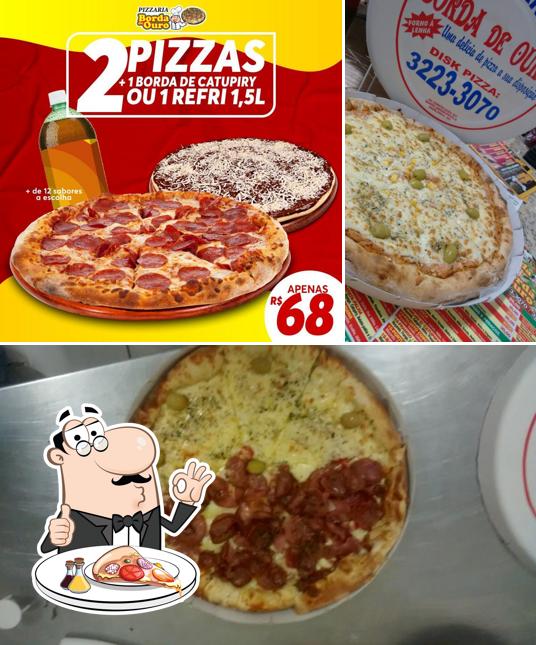 Peça diferentes tipos de pizza