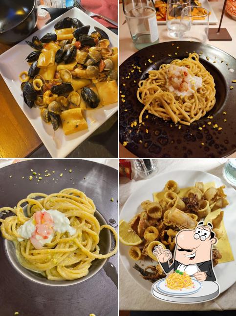 Spaghetti alla carbonara al Ristorante Del Sole