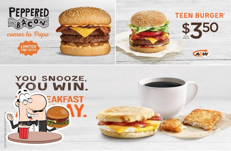 Essayez un hamburger à A&W Canada