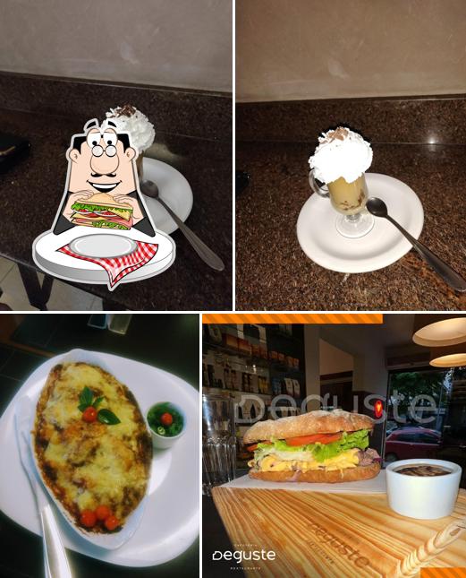 Clube sanduíches em Deguste Café Restaurante