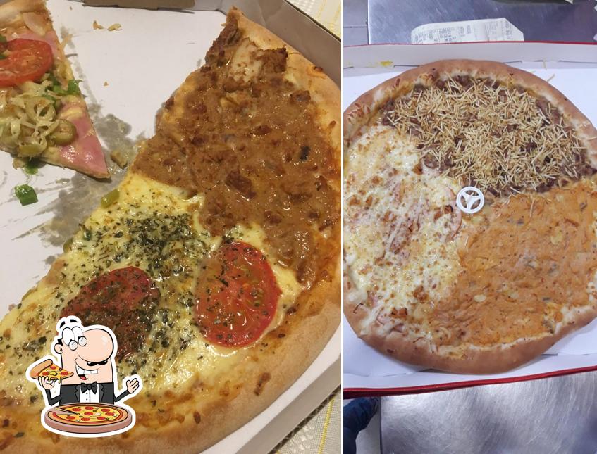 Peça diversos tipos de pizza