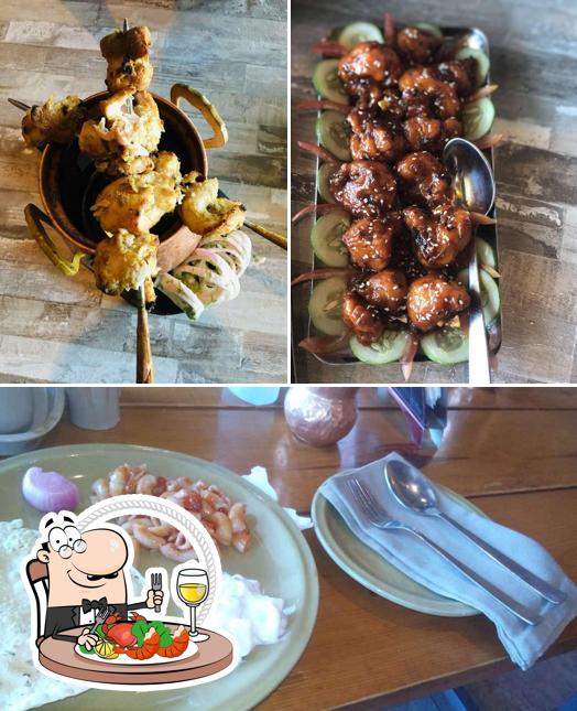 Pashtun (Elante Mall) offers a variety of seafood meals