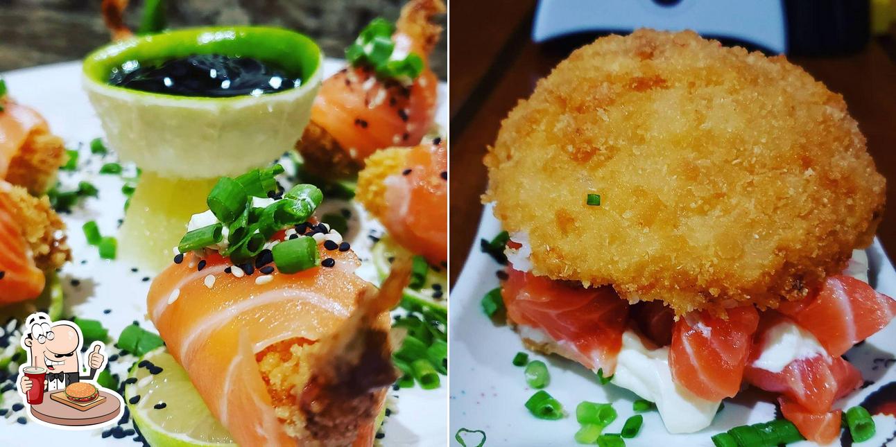 Experimente um hambúrguer no Sushi Mim Temakeria Manaus AM