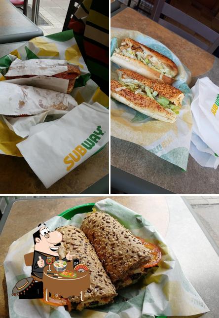 Essen im Subway