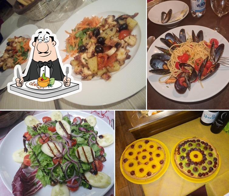 Platti al Osteria dell'Amicizia