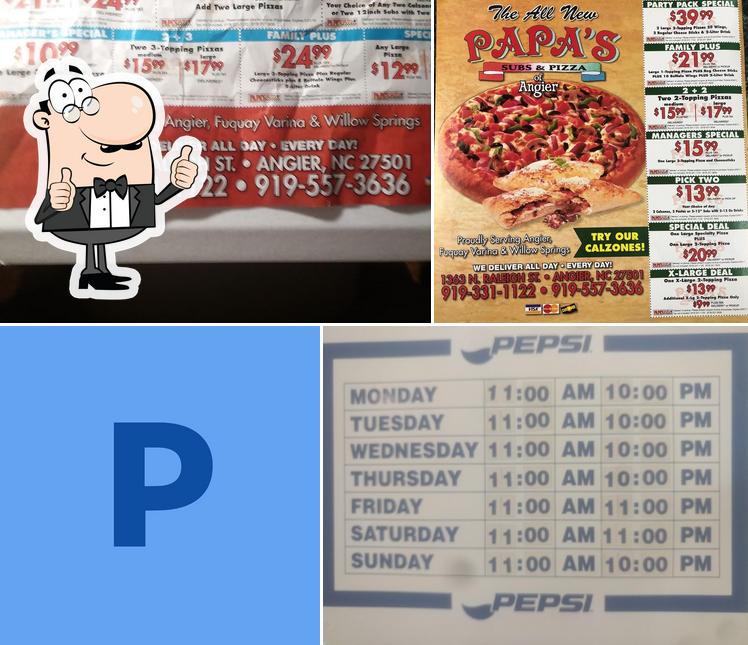 Papa's Subs & Pizza - Angier - Menu & Hours - Order Delivery (5% off)