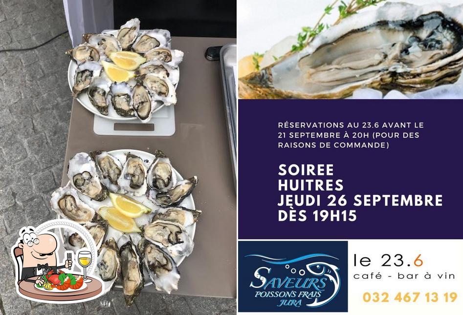 Prenez des fruits de mer à Bar Le 23.6