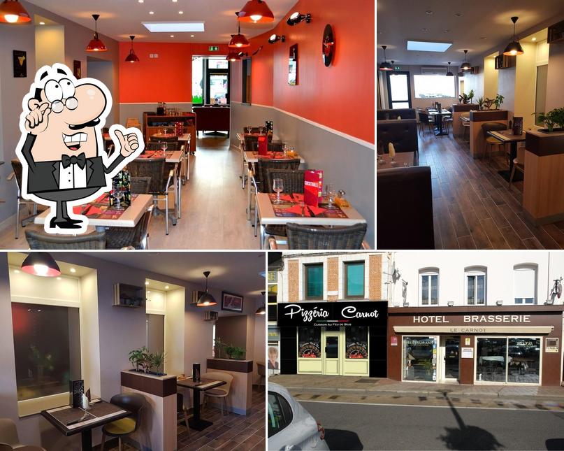 Découvrez l'intérieur de Hôtel Brasserie Pizzeria Le Carnot