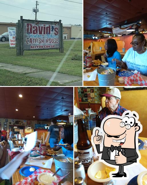 Restaurante David's Catfish House Brewton, Brewton Carta del