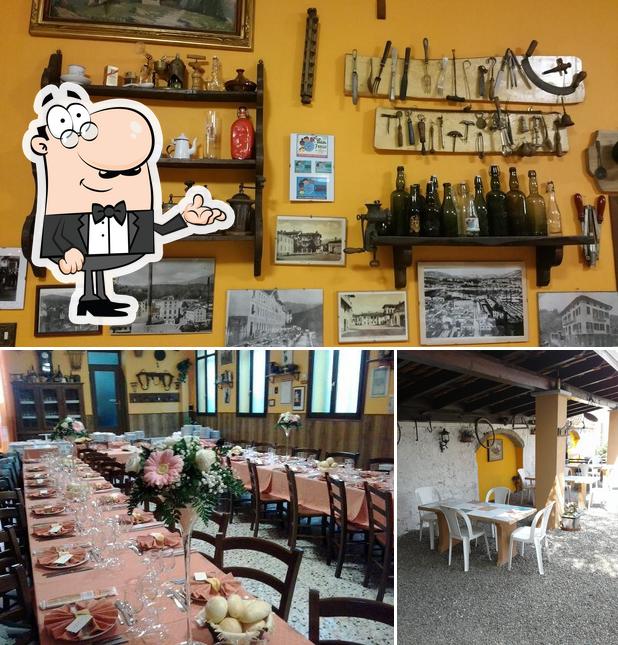 Gli interni di Trattoria Bar Miaglianese