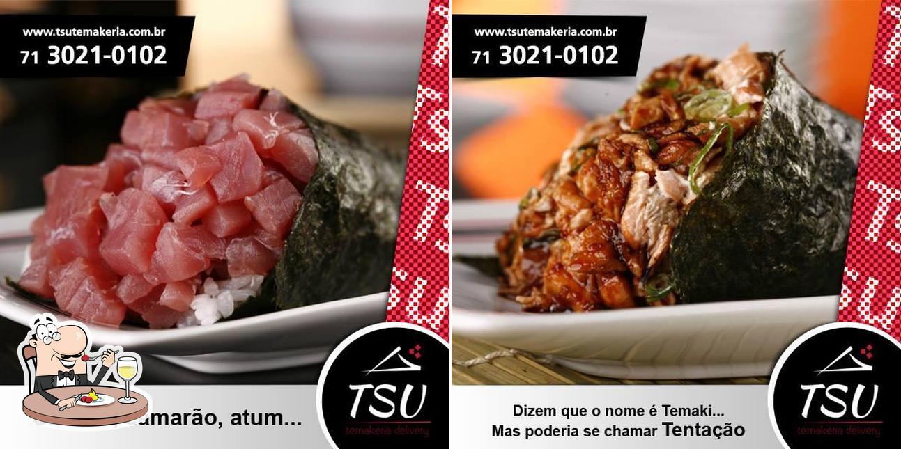 Comida em Tsu Temakeria