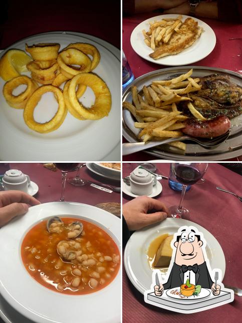 Еда в "Restaurante Casa Carballo"