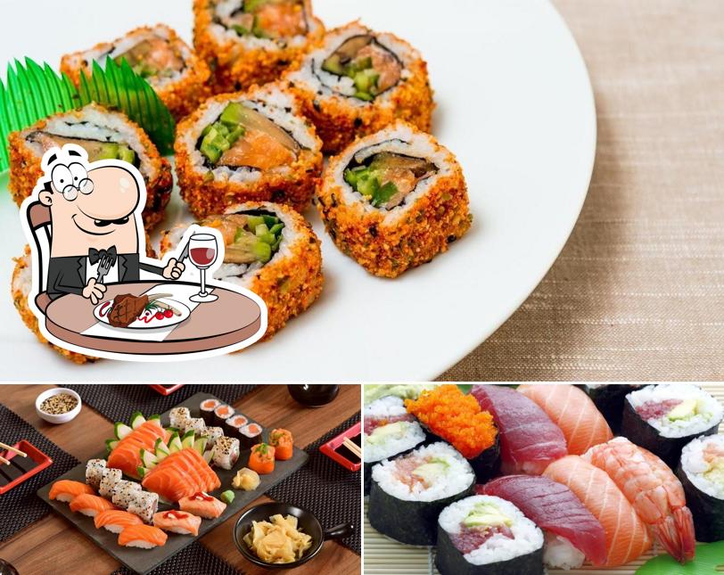 Prove refeições de carne no Restaurante Japonês - SANKYODAI SUSHI