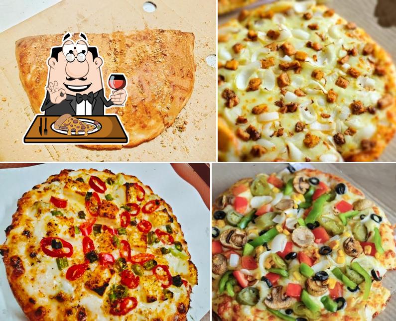 Order pizza at Demos Pizza
