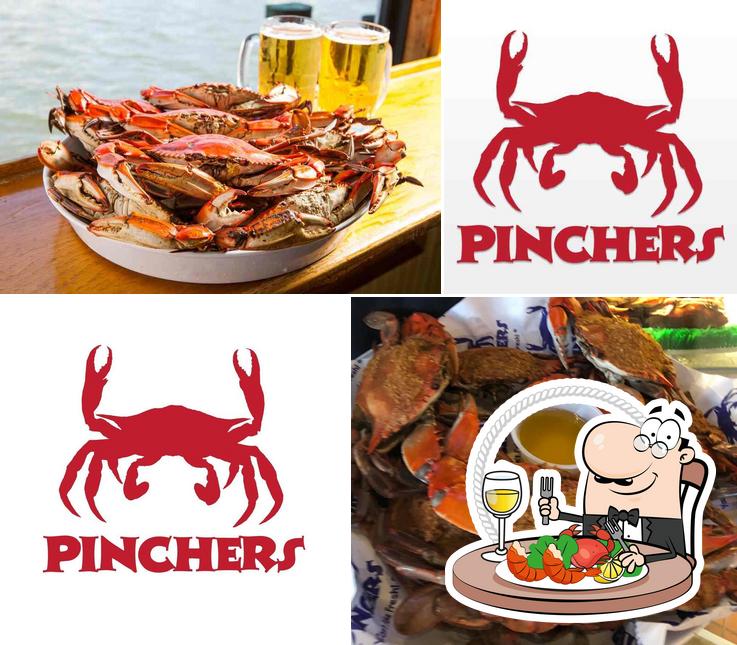 Get seafood at Pinchers