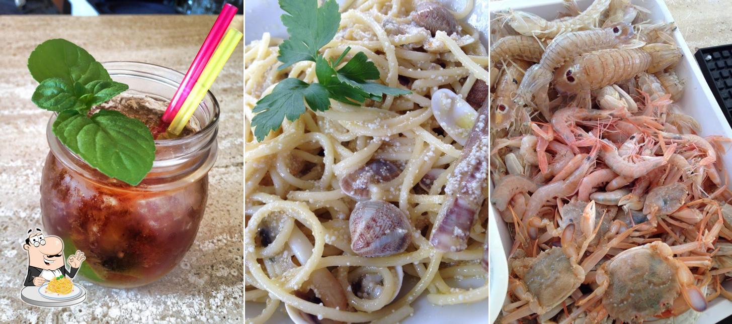 Spaghetti alla carbonara al Pineta Caffè M 2014