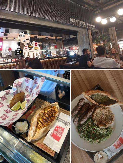 Esta é a imagem apresentando comida e interior no Bread Pide - Comida Árabe K-Platz Markt
