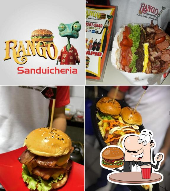 Experimente um hambúrguer no The Fire Burger