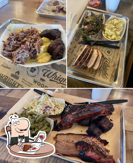 Wright's Barbecue Rogers in Rogers Restaurant menu and reviews
