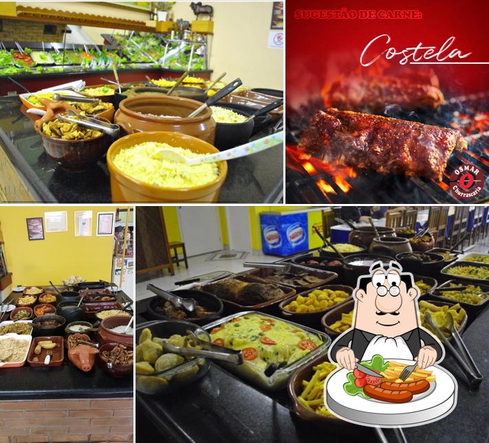 Platos en Osmar Churrascaria