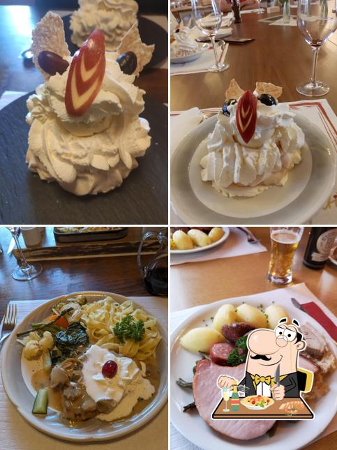 Banana split al Restaurant Alpenrose