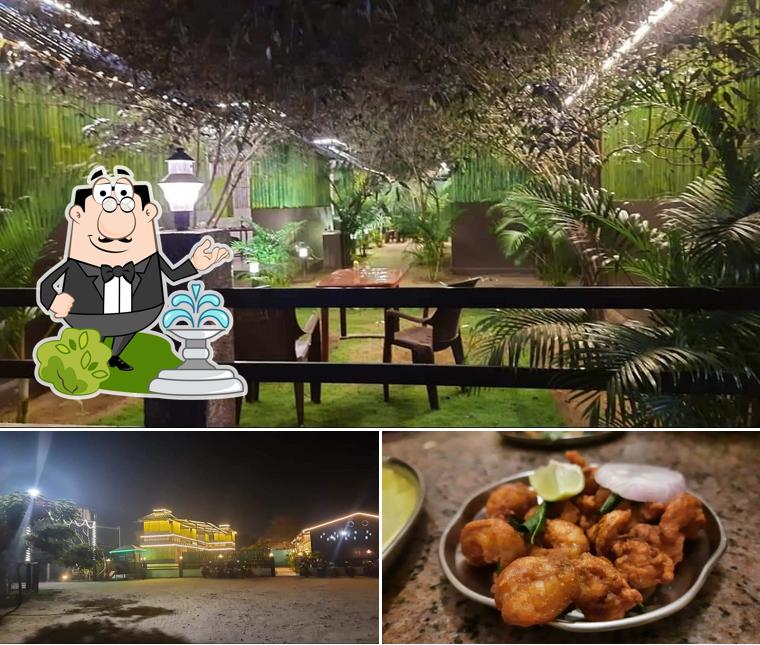 Sun 'n' Moon Hi-way Restaurant Dhaba Restaurant Kudil Dhaba Restaurant Coimbatore is distinguished by exterior and food