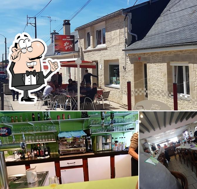 La photo de la intérieur et comptoir de bar de Bar- Restaurant Le P.N.’s