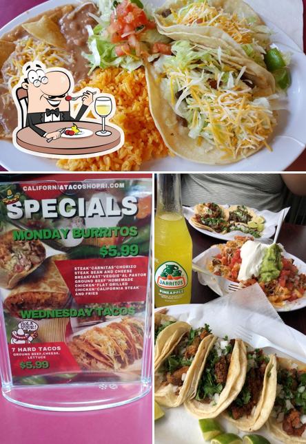 California Taco Shop, 977 Manton Ave in Providence Restaurant menu