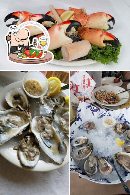 Попробуйте блюда с морепродуктами в "Pinchers"